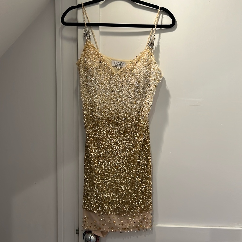 Musani Coutour mini beaded dress